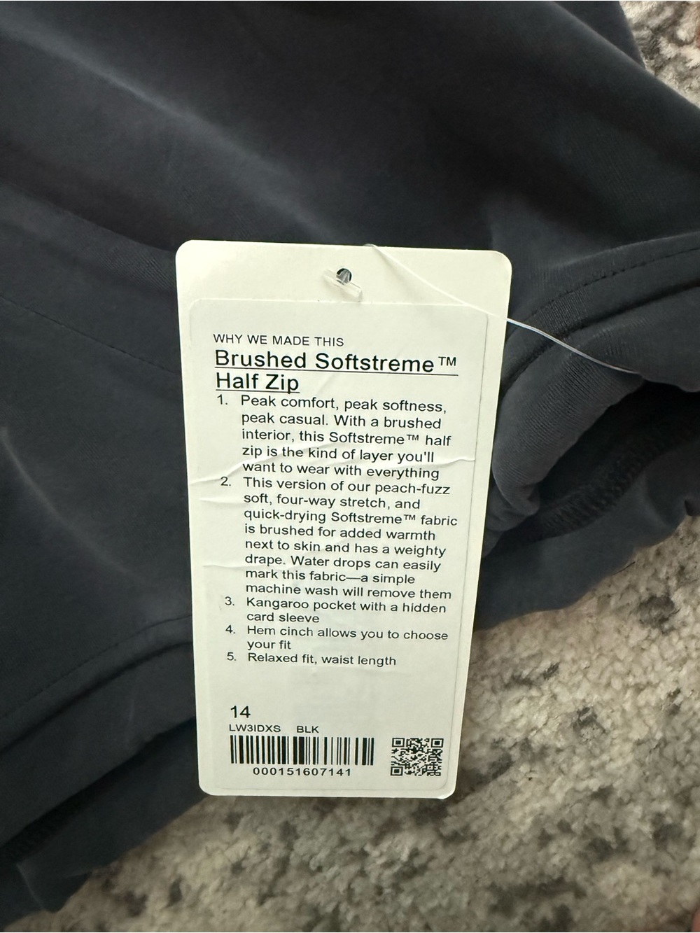 Lululemon softstreme half zip - Picture 2 of 3